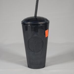 Starbucks Black Reusable Cold Cup with Straw
